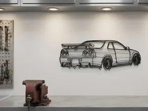 Nissan Skyline GT-R (R34) - Wall Art