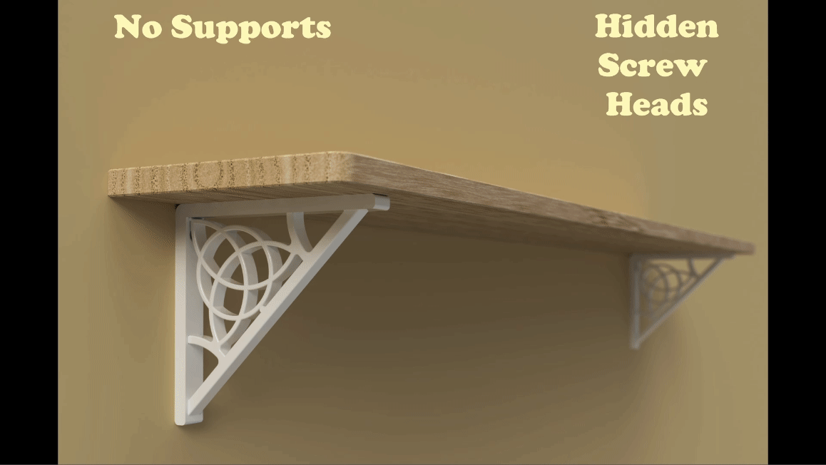 Shelf Bracket - Hidden Screws