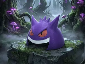 Gengar Reptile Hide / Terrarium Cave
