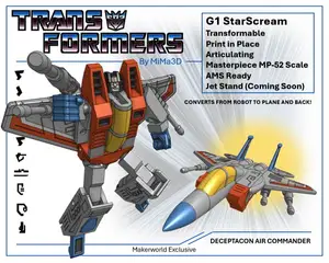 StarScream - Transforming Jet