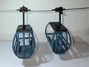 Miniature Gondola Cabin 1:50 | Hang it on Filament