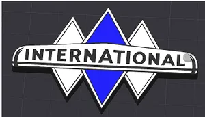 International Keychain Triple Diamond (1938-53)