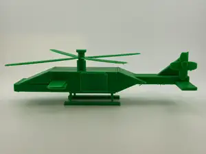 Toy helicopter for toy soldiers.