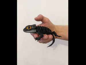 Red-eyed crocodile skink Flexi Toy