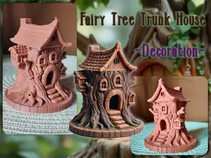 Fairy Tree Trunk House – Decoration