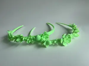Glow in the dark Headband with flowers