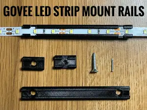 LED Light Strip Mount Rails (for Govee)