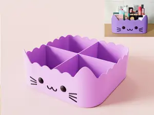 猫咪化妆品收纳盒