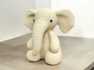 Cute Knitted Elephant
