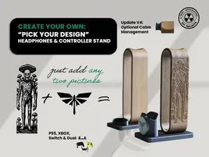 Create your own: Themed Headset Controller Stand