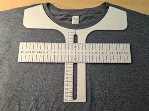 T-Shirt Sliding Ruler for DTF/HTV