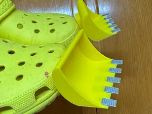 Croc Bulldozer Jibbit Charm