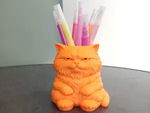 Grumpy Cat Pen Holder – Cute Desk Organizer