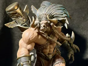魔兽世界牛头人-凯恩·血蹄Cairne Bloodhoof