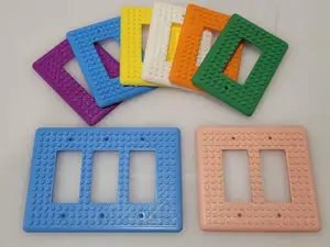 Bricks Compatible Switch Covers 1, 2, and 3 Gang