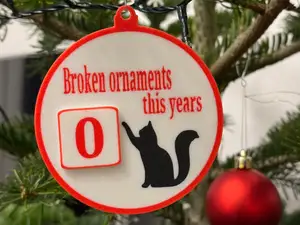 Cat Christmas ornament