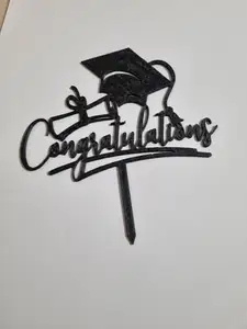 cake topper - study congratulations,graduation