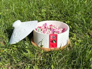 Mongolian Yurt Candy Jar