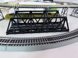 230mm HO/H0/OO/N scale 1:87 Truss Bridge 无需组装和支撑