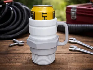Spark Plug Can Koozie - Customizable