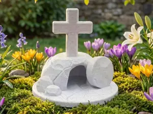 He is Risen: Empty Tomb & Cross