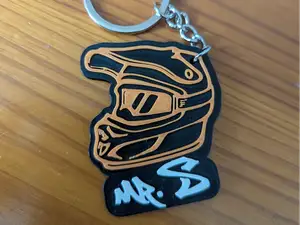 Motocross Helmet keychain