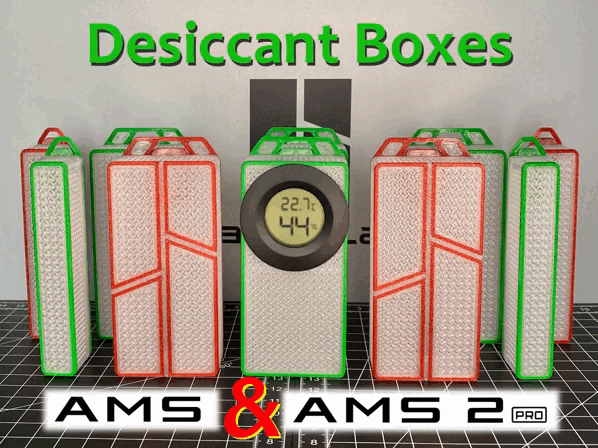 AMS & AMS 2 pro desiccant silica boxes
