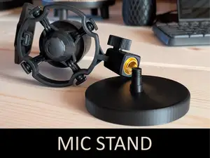 Microphone Stand with 3/8" Thread