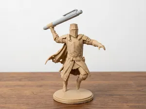 Javelin Knight -Epic Desktop Pen Holder & Figurine