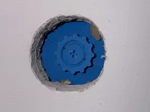 How to close a tight Drywall Hole
