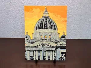 Rome Sunset over St. Peter's Basilica Hueforge