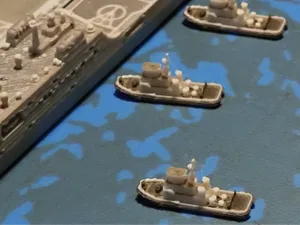中国海军3200马力港口拖船 1：2000