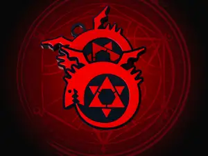 Full Metal Alchemist - Ouroboros Keychain & Magnet
