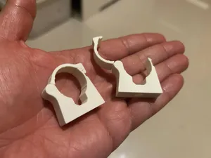 22mm diameter Hinged Pipe Clip