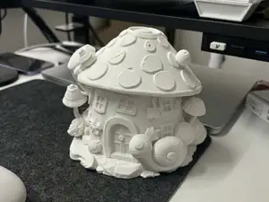 Cute Snail Mushroom House | Fairy Garden Decor