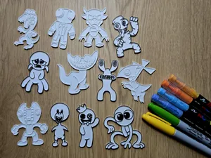 Rainbow Friends Pack DIY Coloring NO AMS Roblox