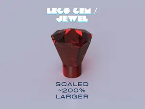 L.E.G.O Gem / Crystal, Minifigure Accessory