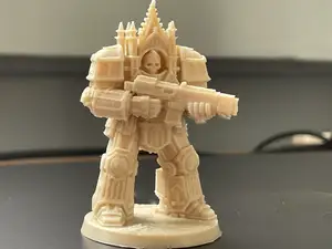 Elite Gothic Space Knight – Sci-Fi Miniature