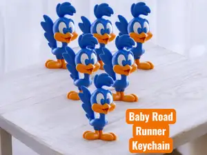 Baby Road Runner Keichain