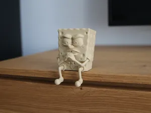 sitting spongbob