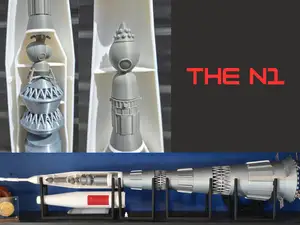 Soviet N1 Rocket 1:100 Scale