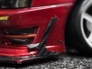 Canard Nissan s14 110 rc drift car 24krc/rc arlos