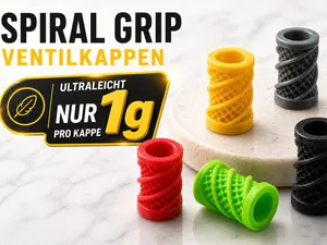Ventilkappe Spiralform