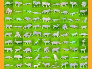 XXL Wild Life Collection with 80 Animals