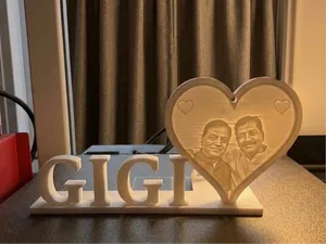 GIGI light up lithophane