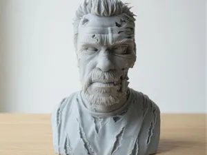 Terminator Cyborg Bust Ultra Detailed 1-Part 