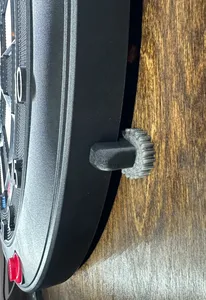 dartboard wall locking system