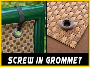 Screw-Together Tarpaulin Grommet Eyelet