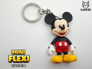 Mickey Mouse Mini Flexi Keychain V2