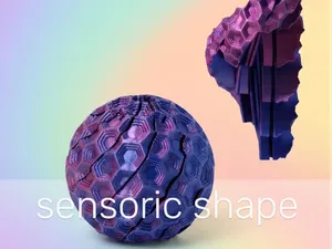 Twisty Fidget Ball — HexaSphere Sensoric Shape